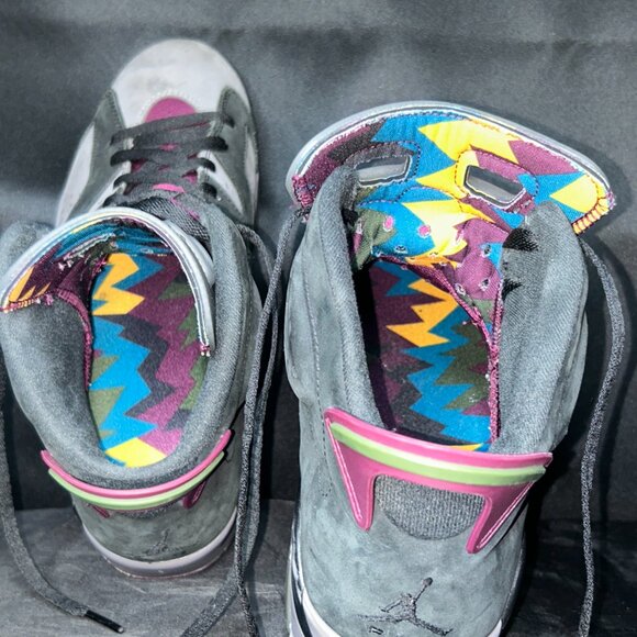 Air Jordan 6 Retro “Bordeaux” - Men’s Size 10 - Suede/Gray Burgundy - Picture 6 of 9